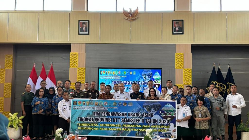 Rapat Tim Pengawasan Orang Asing Tingkat Provinsi NTT Semester II Tahun 2024