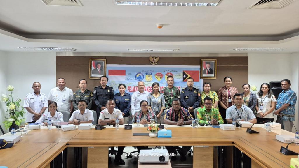 BKK Kupang Hadiri Benchmarking BNPP Skow Papua di PLBN Motaain