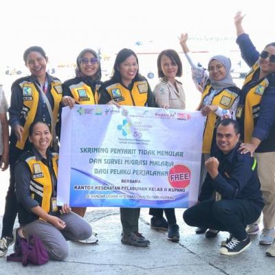 Skrining Penyakit Tidak Menular dan Survei Migrasi Malaria Memeriahkan HKN ke 59 Tahun 2023