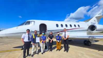 Kawal Penerbangan Lintas Negara, BKK Kelas I Kupang Periksa Pesawat Asing Rute Rote - Darwin